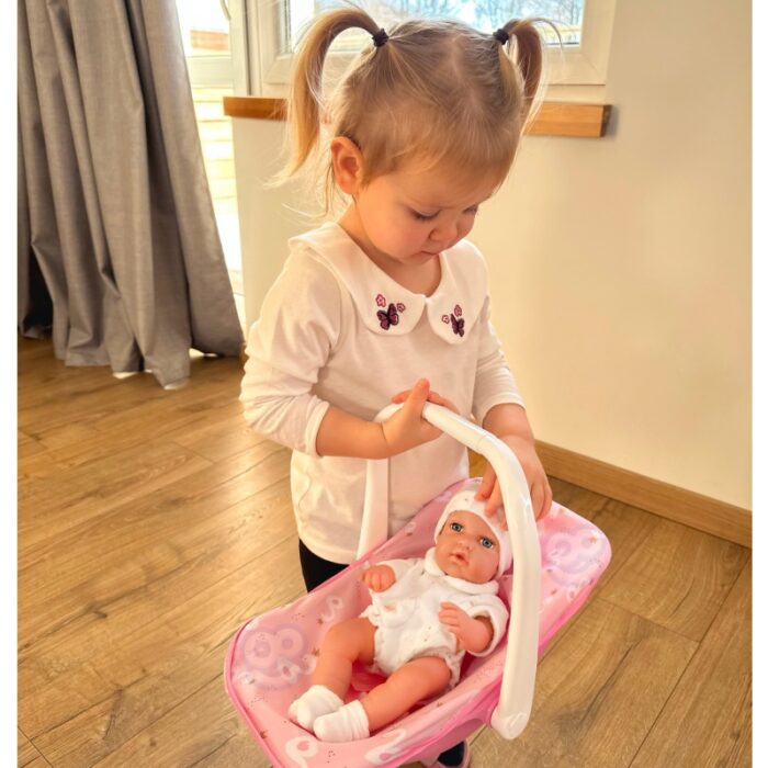 WOOPIE ROYAL Zestaw Lalka Bobas 30,5 cm + Nosidełko Różowe - obrazek 3