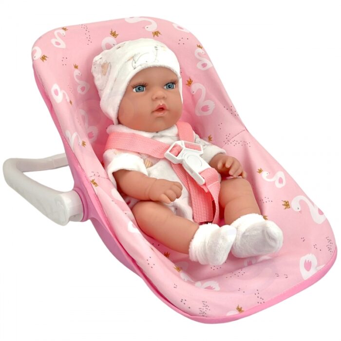 WOOPIE ROYAL Zestaw Lalka Bobas 30,5 cm + Nosidełko Różowe - obrazek 11