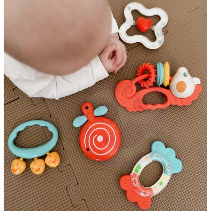 WOOPIE BABY Zestaw Gryzaków Grzechotek Sensorycznych - obrazek 4