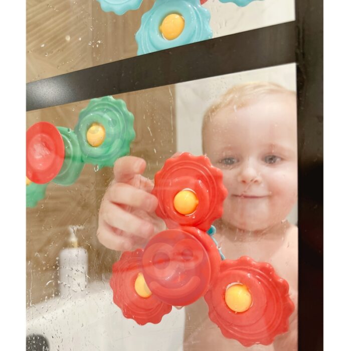 WOOPIE BABY Gryzak Spinner Wirujący z Przyssawką Zestaw 3 szt - obrazek 2