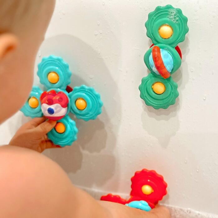 WOOPIE BABY Gryzak Spinner Wirujący z Przyssawką Zestaw 3 szt - obrazek 4