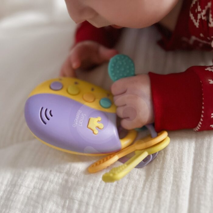 WOOPIE BABY Interaktywne Kluczki Samochodowe z Pilotem Gryzak 2w1 - obrazek 4