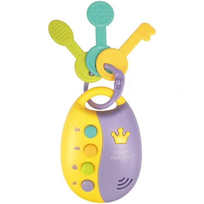 WOOPIE BABY Interaktywne Kluczki Samochodowe z Pilotem Gryzak 2w1 - obrazek 7