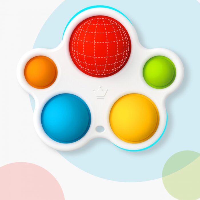 WOOPIE BABY Zabawka Sensoryczna Gryzak Antystresowy  POP IT Montessori - obrazek 6