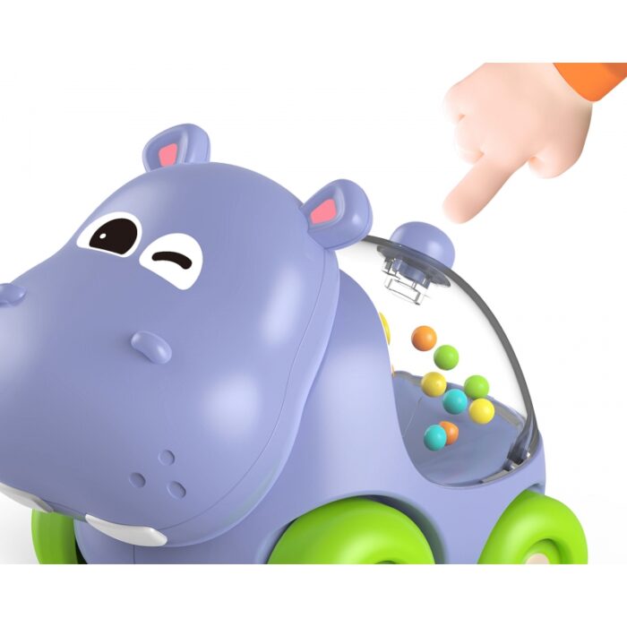 WOOPIE BABY Grzechotka Samochodzik Pojazd Hipopotam - obrazek 2