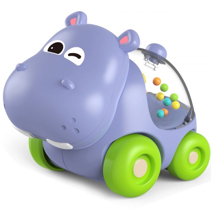 WOOPIE BABY Grzechotka Samochodzik Pojazd Hipopotam - obrazek 3