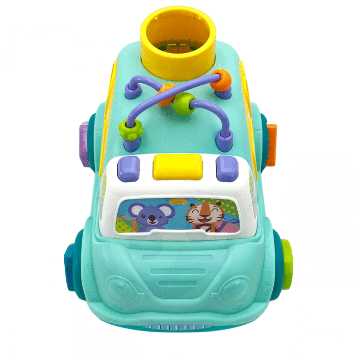 WOOPIE BABY Interaktywny Samochodzik Muzyczny Sorter Montessori Niebieski - obrazek 8