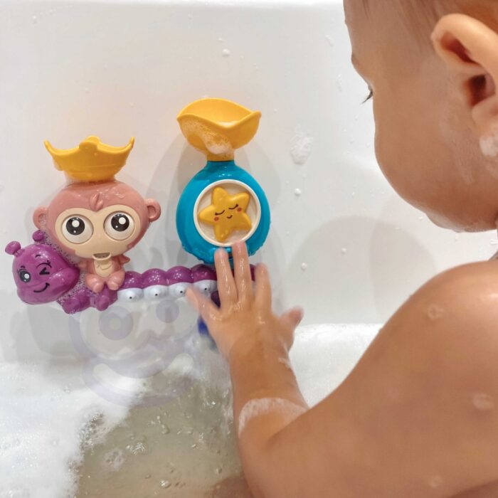 WOOPIE BABY Zabawka Wodna do Kąpieli Małpka + Kubeczek - obrazek 9