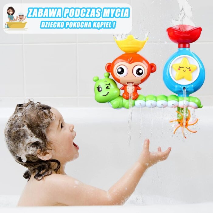 WOOPIE BABY Zabawka Wodna do Kąpieli Małpka + Kubeczek - obrazek 15