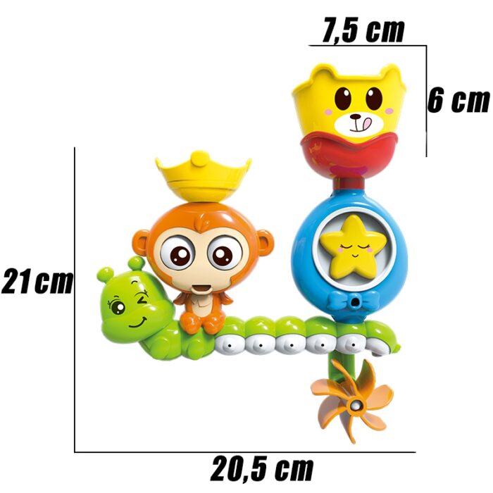 WOOPIE BABY Zabawka Wodna do Kąpieli Małpka + Kubeczek - obrazek 16