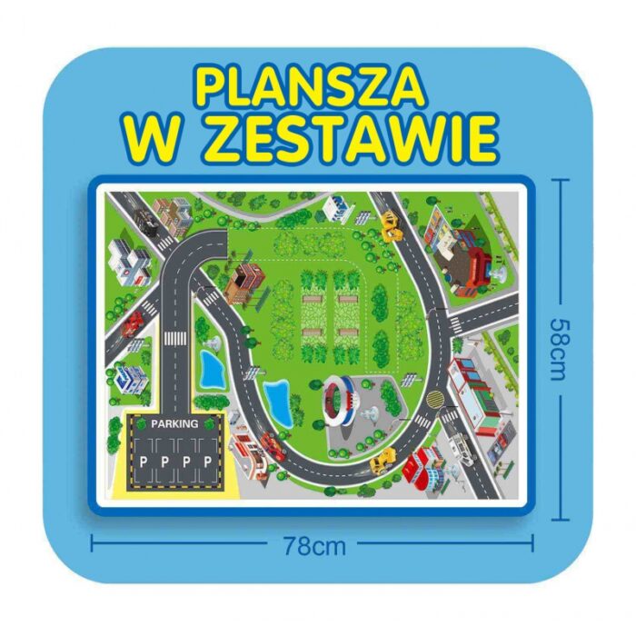WOOPIE Tor Spirala Garaż dla Samochodzików 3 szt. - obrazek 14