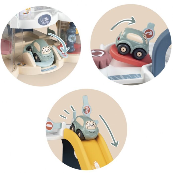 SMOBY Little Mój Pierwszy Garaż Samochodzik Vroom Planet - obrazek 4