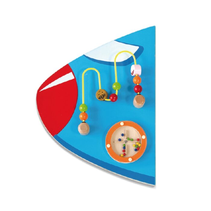 VIGA Drewniana Tablica Sensoryczna Manipulacyjna Samolot Certyfikat FSC Montessori - obrazek 10