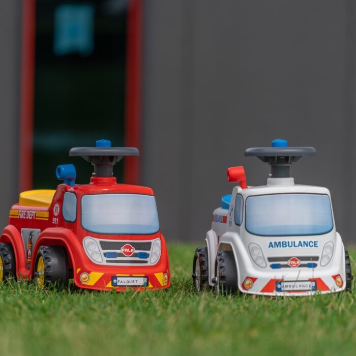 FALK Jeździk Samochód Ambulans z Klaksonem od 1 roku - obrazek 8
