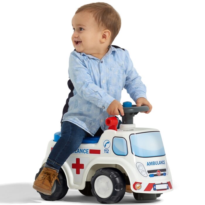 FALK Jeździk Samochód Ambulans z Klaksonem od 1 roku - obrazek 10