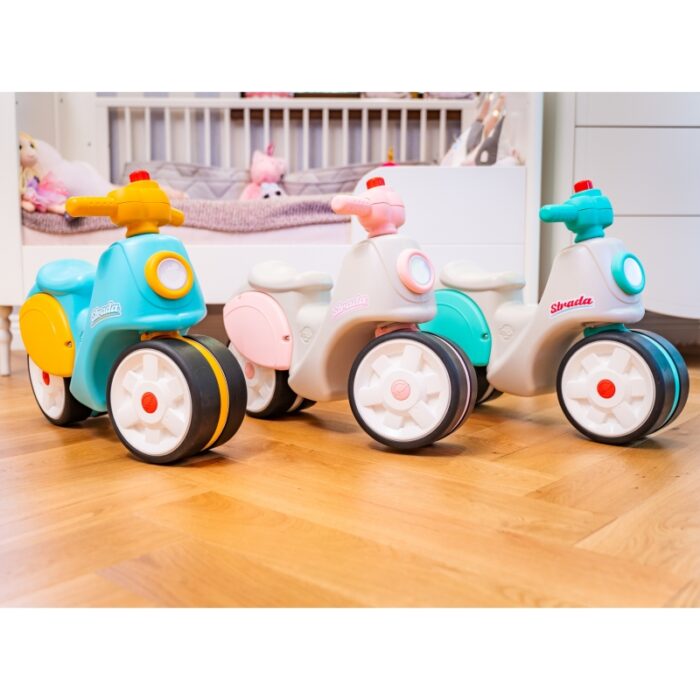 Falk Jeździk Scooter Strada Retro Ciche Opony od 1 Roku - obrazek 10