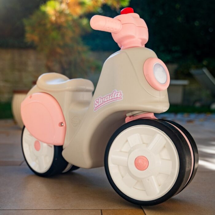 Falk Jeździk Scooter Strada Retro Dla Dziewczynki Ciche Opony od 1 Roku - obrazek 3