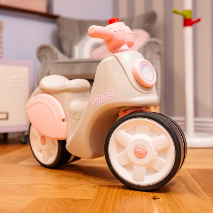 Falk Jeździk Scooter Strada Retro Dla Dziewczynki Ciche Opony od 1 Roku - obrazek 5