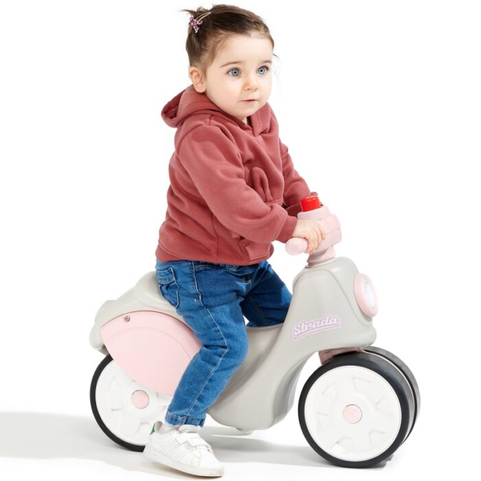 Falk Jeździk Scooter Strada Retro Dla Dziewczynki Ciche Opony od 1 Roku - obrazek 10