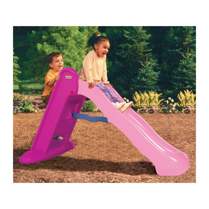 Little Tikes Duża Różowa zjeżdżalnia 150 cm - obrazek 2