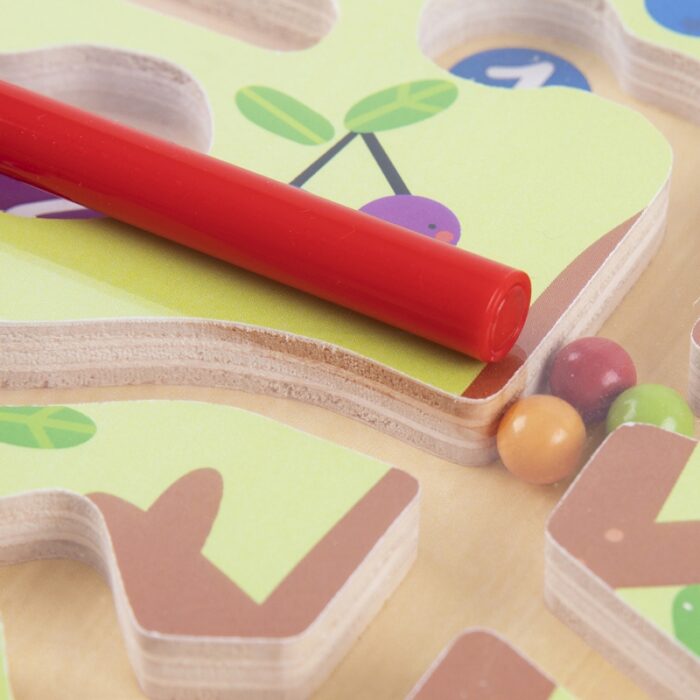 TOOKY TOY Labirynt Drzewko Owocowe Magnetyczne Nauka Liczenia - obrazek 5