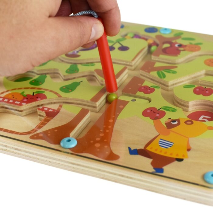 TOOKY TOY Labirynt Drzewko Owocowe Magnetyczne Nauka Liczenia - obrazek 7