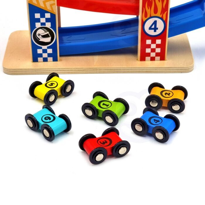 TOOKY TOY Kolorowa  Zjeżdżalnia Tor Dla Samochodów - obrazek 10