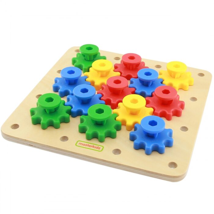 MASTERKIDZ Koła Zębate Zbuduj Własny Mechanizm Tablica Montessori - obrazek 6
