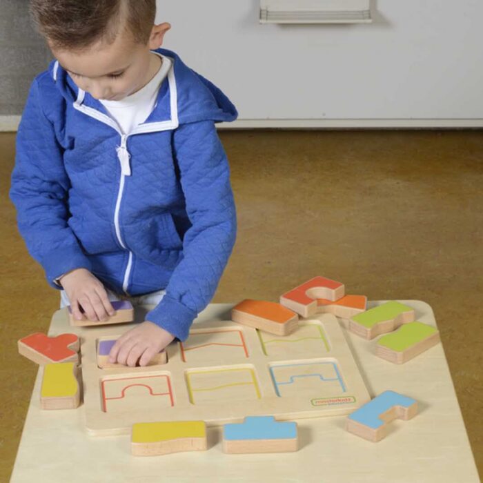 MASTERKIDZ Tablica Edukacjna Sorter Dopasowanie Kształty i Kolory - obrazek 2