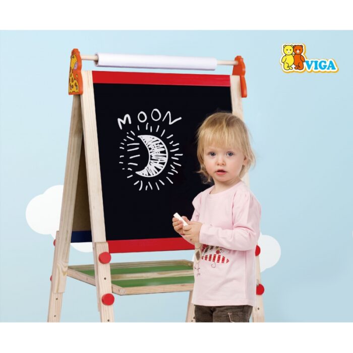 VIGA Tablica Do Rysowania Dwustronna Duża Magnetyczna - obrazek 4