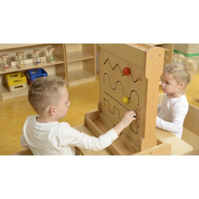 MASTERKIDZ Tablica Przesuwna Mała Motoryka Montessori - obrazek 4