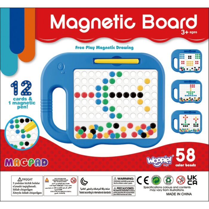 WOOPIE Tablica Magnetyczna dla Dzieci Montessori MagPad Słonik - obrazek 5