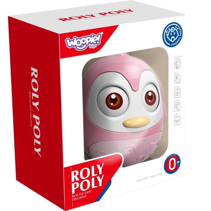 WOOPIE BABY Sensoryczny Pingwinek Wańka Wstańka - obrazek 5