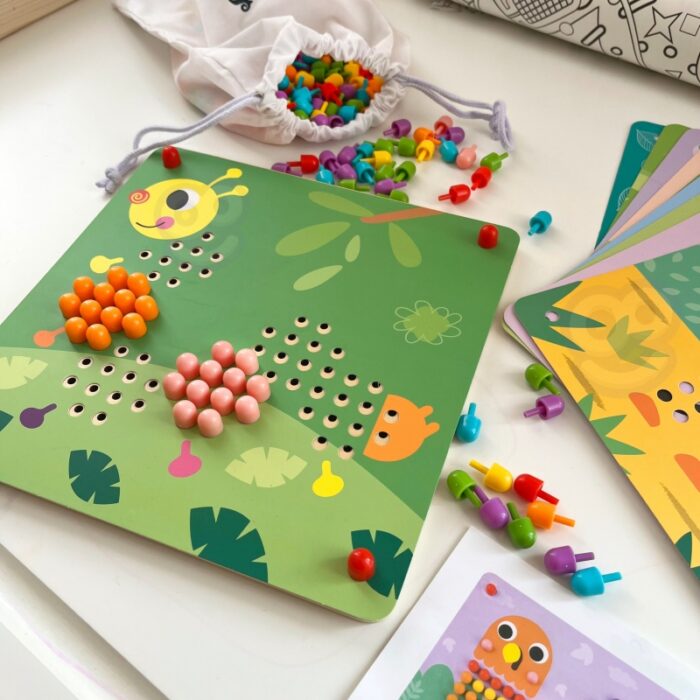 TOOKY TOY Układanka z Pinezkami Kołki Wpinaczka - obrazek 6