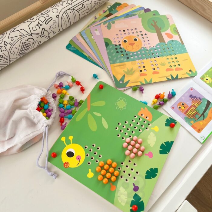 TOOKY TOY Układanka z Pinezkami Kołki Wpinaczka - obrazek 8
