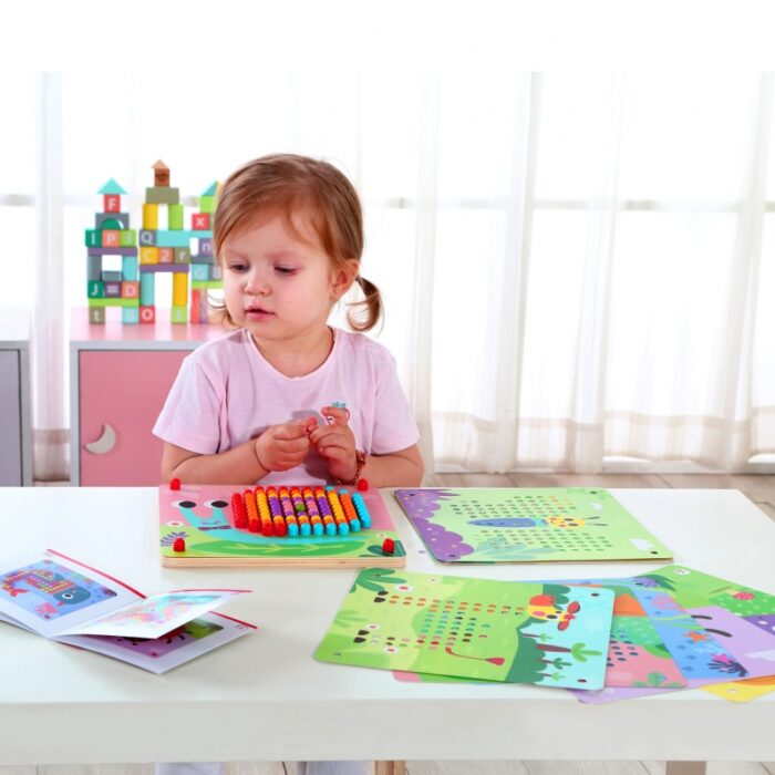TOOKY TOY Układanka z Pinezkami Kołki Wpinaczka - obrazek 12