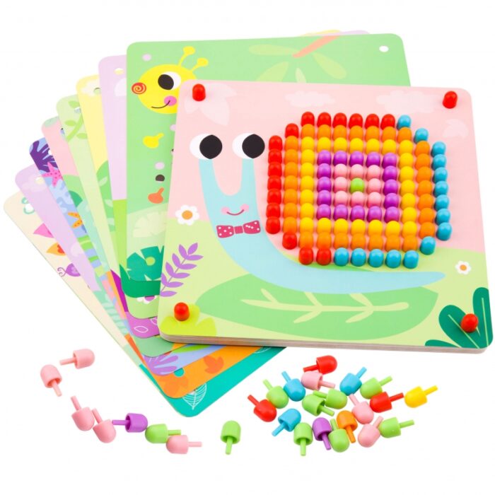 TOOKY TOY Układanka z Pinezkami Kołki Wpinaczka - obrazek 13