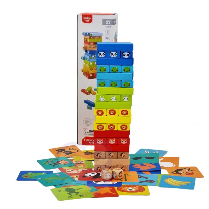 TOOKY TOY Gra Zręcznościowa Zwierzęta 82 el. - obrazek 8