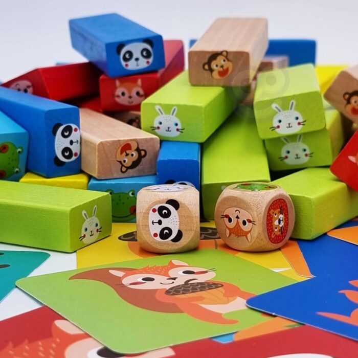 TOOKY TOY Gra Zręcznościowa Zwierzęta 82 el. - obrazek 13