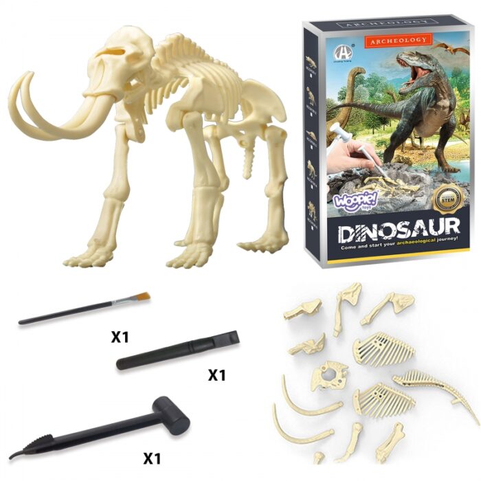 WOOPIE Zabawka Kreatywna Dinozaur Szkielet Wykopalisko Archeologiczne - obrazek 5