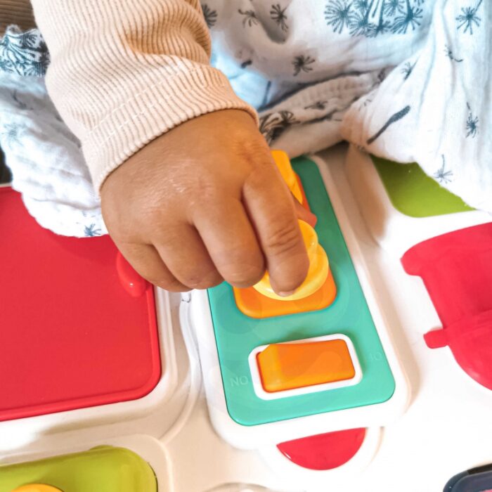 WOOPIE BABY Tablica Manipulacyjna Kuchnia Zegar z Efektami Dźwiękowymi i Świetlnymi Montessori - obrazek 7