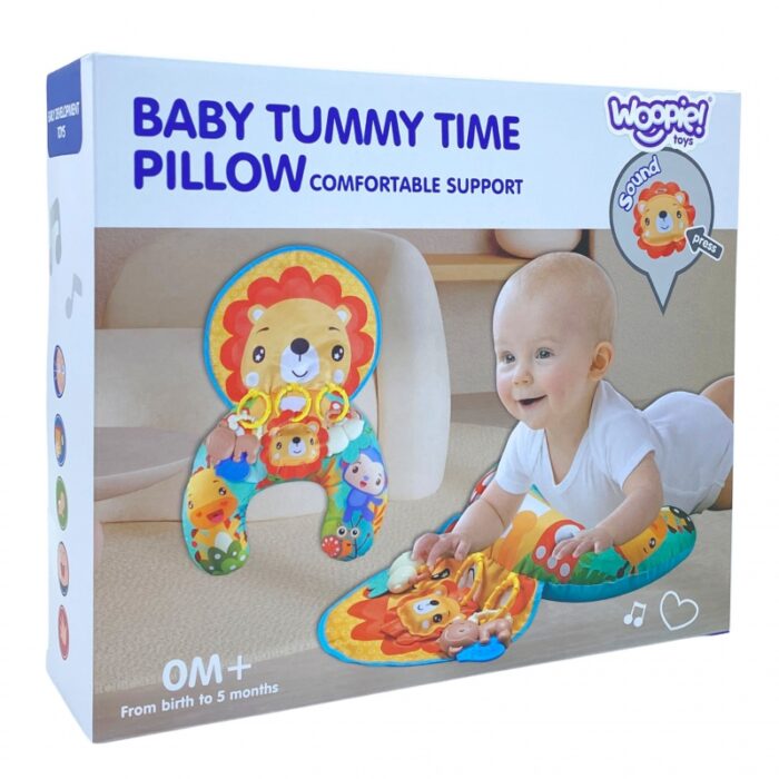 WOOPIE BABY Poduszka Rogal Interaktywna Mata Edukacyjna Grzechotka Gryzak - obrazek 16
