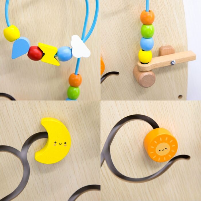 VIGA Tablica Manipulacyjna Ścienna Łuk Montessori - obrazek 3