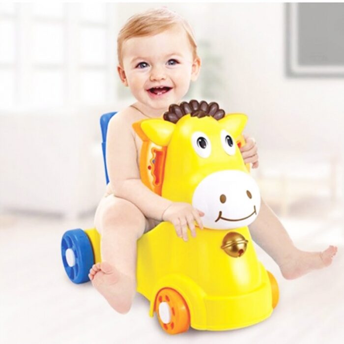 WOOPIE BABY Chodzik Jeździk Nocnik 3w1 Osiołek - obrazek 8