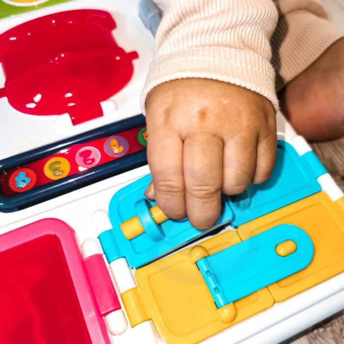 WOOPIE BABY Tablica Manipulacyjna Kuchnia Zegar z Efektami Dźwiękowymi i Świetlnymi Montessori - obrazek 8