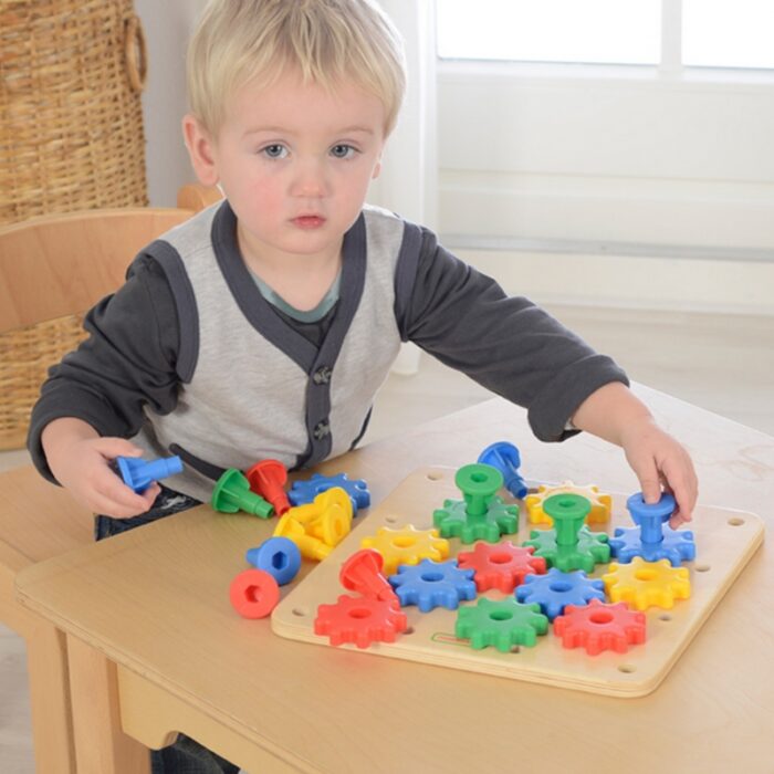 MASTERKIDZ Koła Zębate Zbuduj Własny Mechanizm Tablica Montessori - obrazek 4