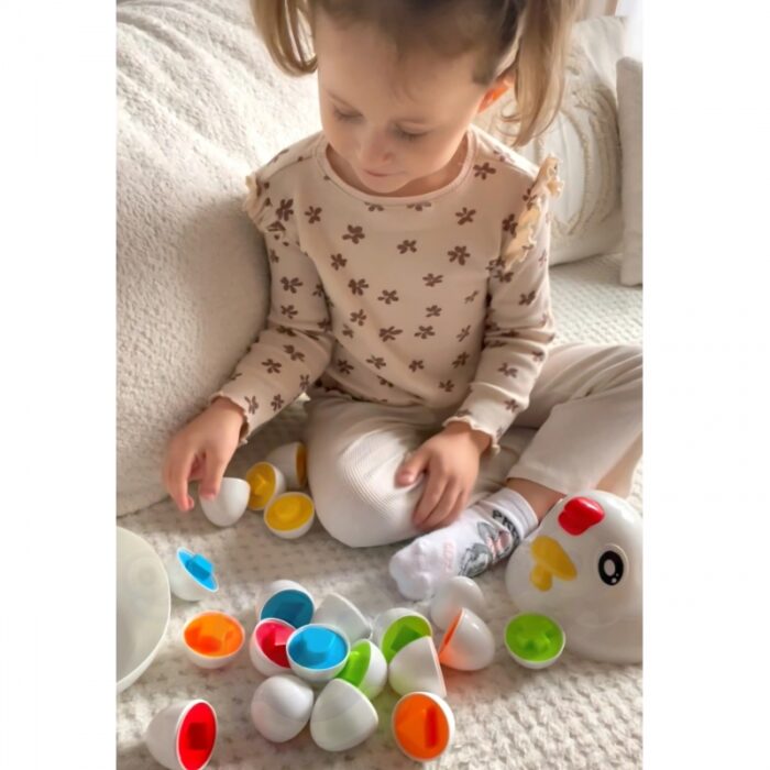 WOOPIE Edukacyjna Kurka Montessori Sorter Nauka Kształtów - obrazek 5