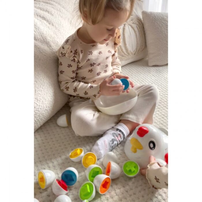 WOOPIE Edukacyjna Kurka Montessori Sorter Nauka Kształtów - obrazek 7