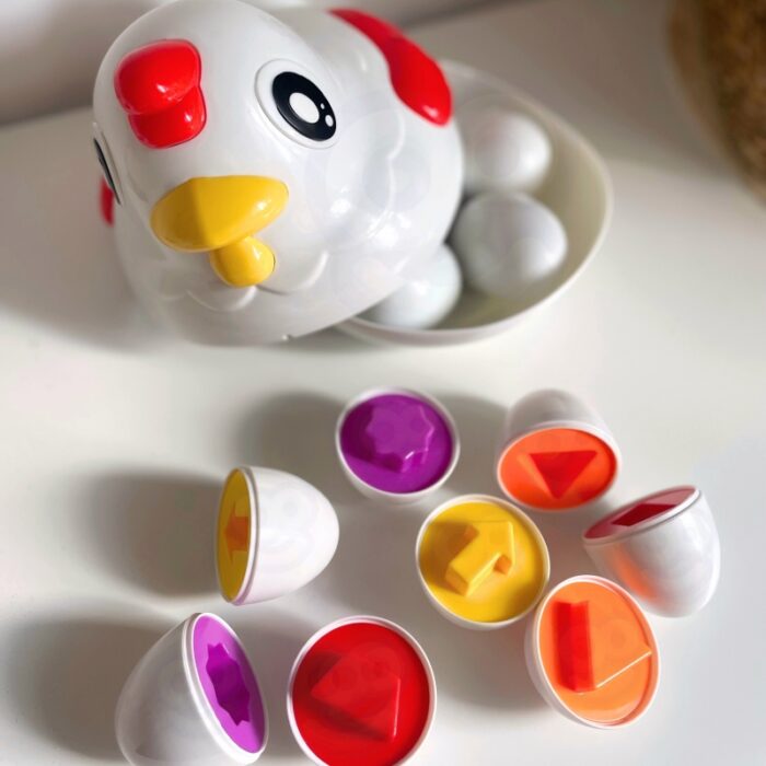 WOOPIE Edukacyjna Kurka Montessori Sorter Nauka Kształtów - obrazek 10
