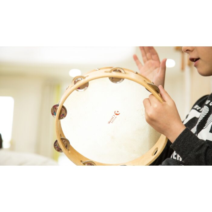 CLASSIC WORLD EDU Instrument Muzyczny Tamburyn 25 cm - obrazek 2
